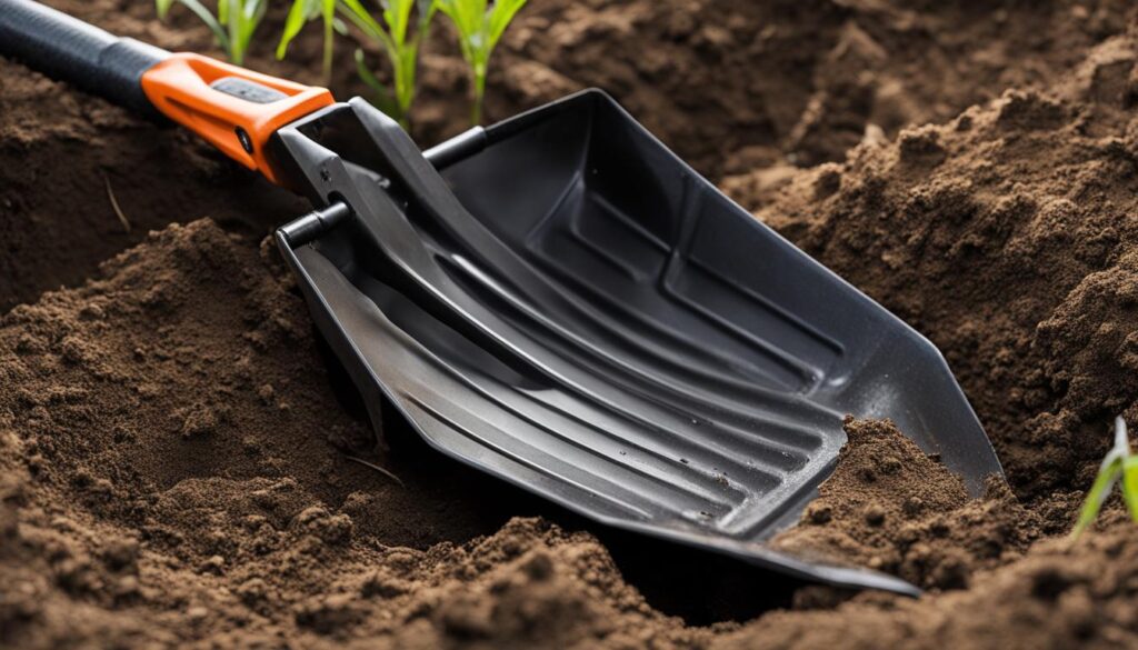 collapsible field shovel