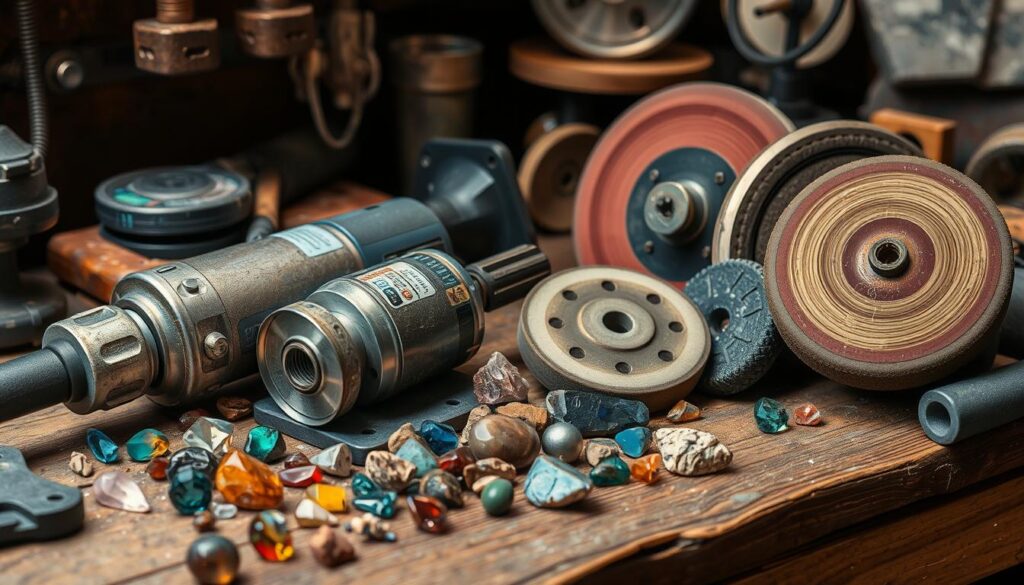 Grinding tools for lapidary work
