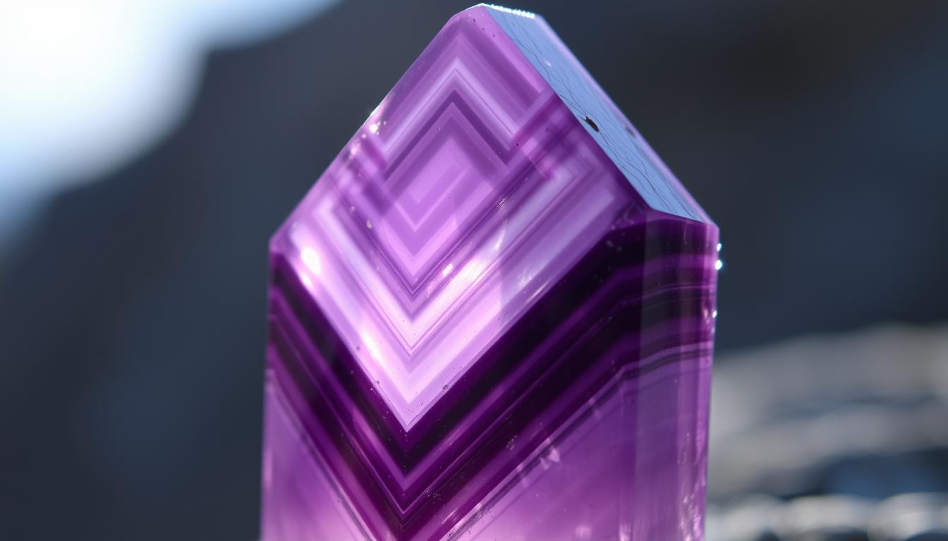 Chevron amethyst