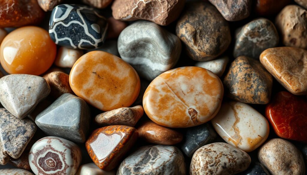Unique patterns in natural stones