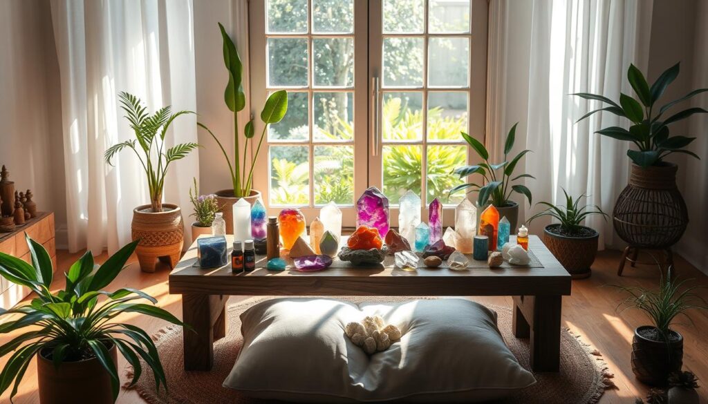 Crystal healing practice