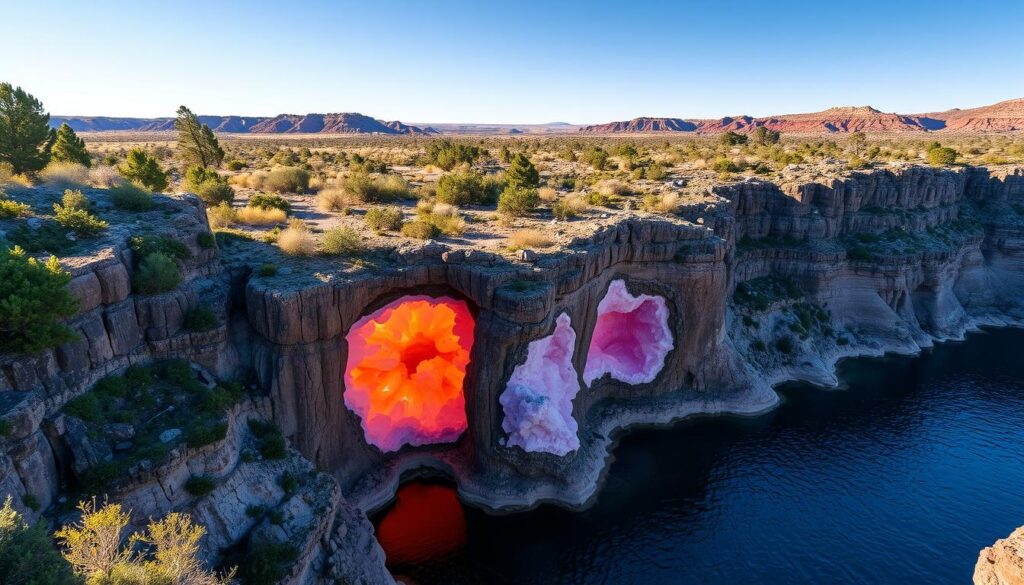 Famous geode locations
