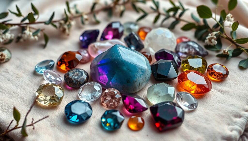 Birthstone crystal collection