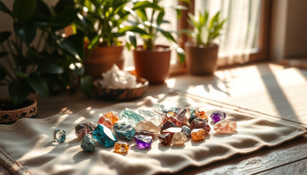 Crystal therapy for physical healing