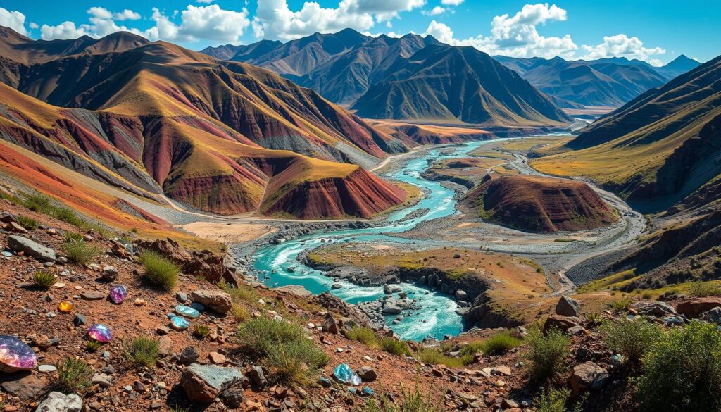 Gemstone mining locations