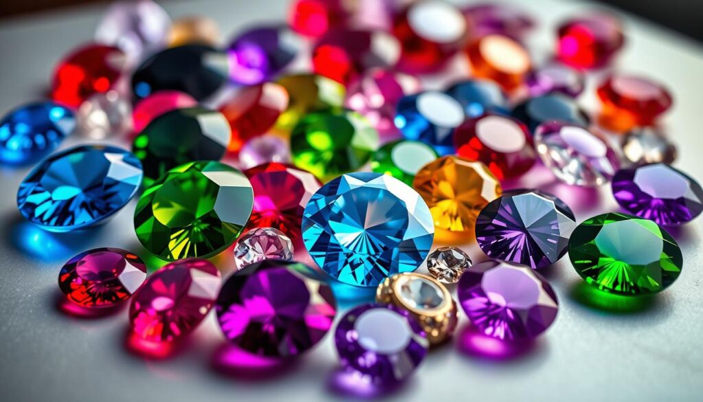Popular colored gemstones