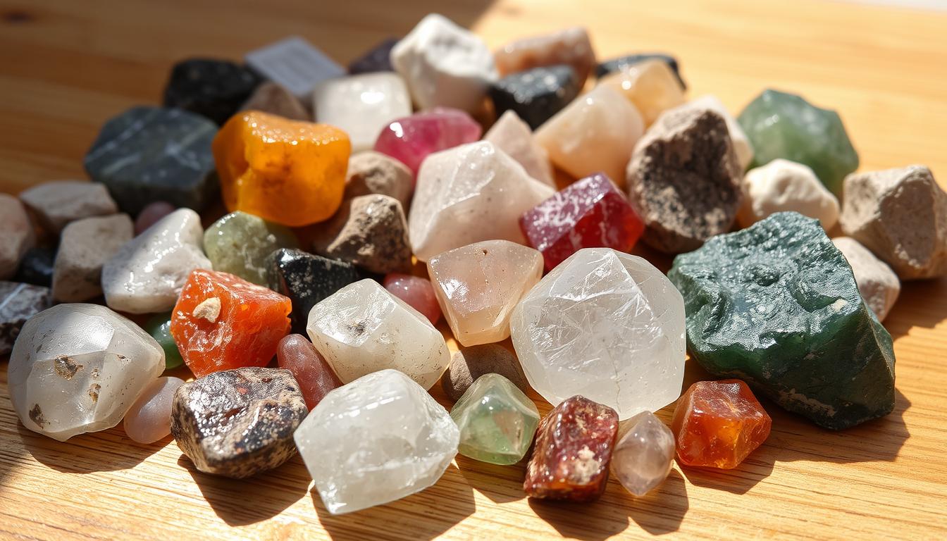 rough gemstones