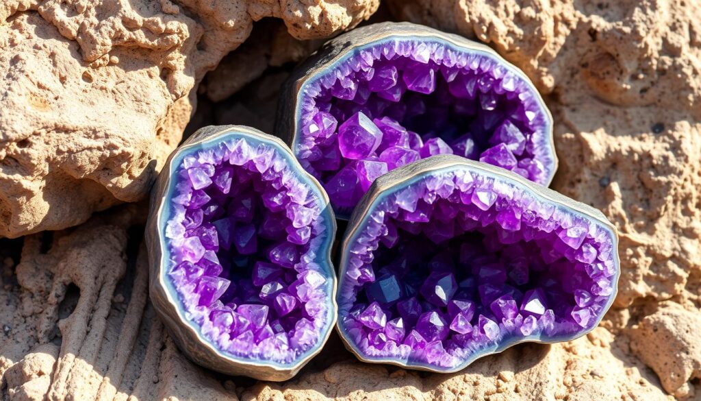 Amethyst geodes