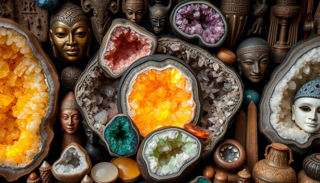 Crystal geodes cultural significance