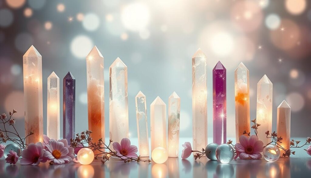 Crystal wands for energy healing Crystal wands for energy healing