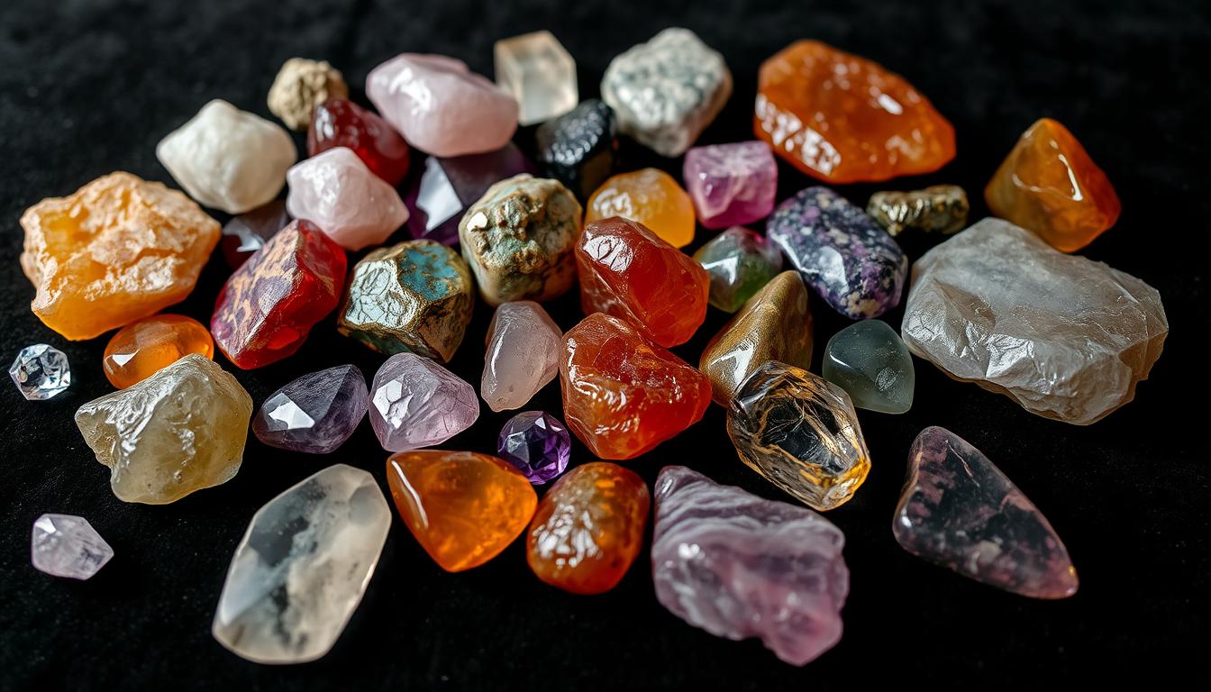 raw gemstones